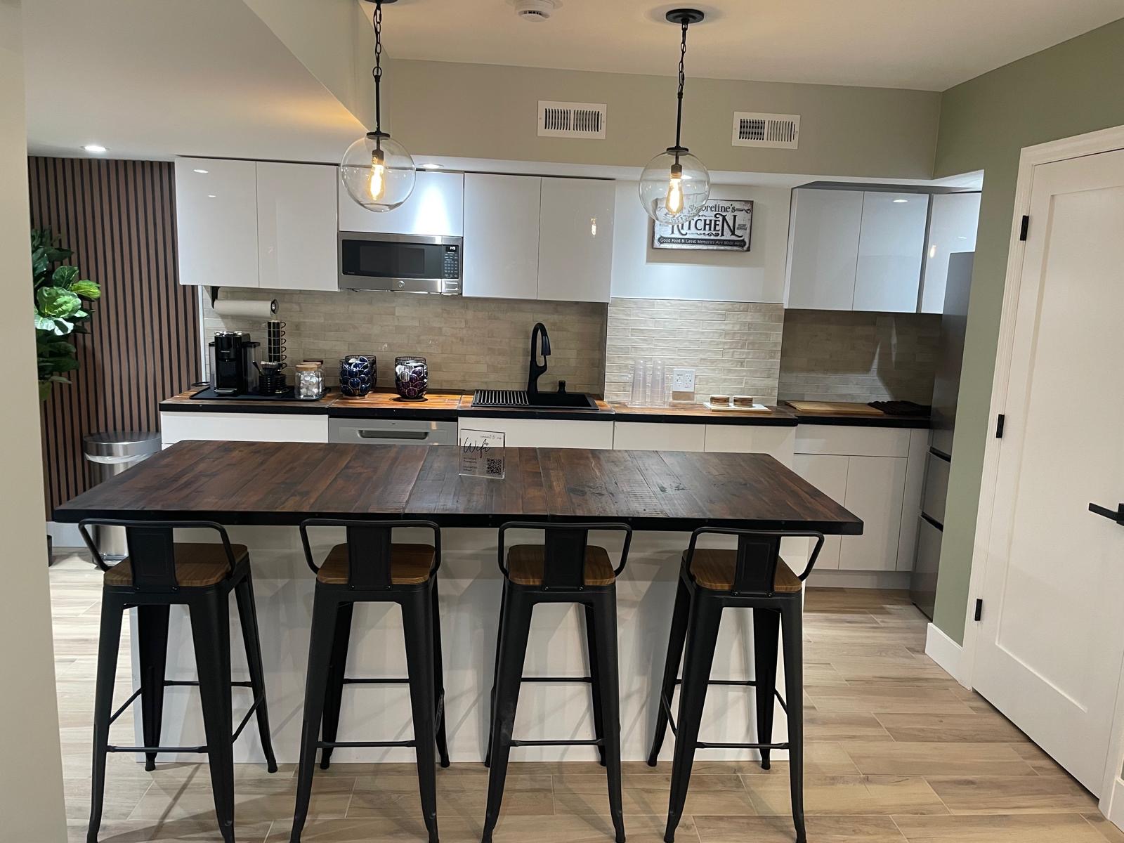 Detailed kitchen finish and fixtures